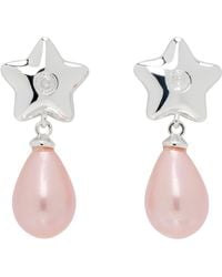 【関税込み】Sandy Liang ピンク＆シルバー Gateaux ネックレス Sandy Liang Pink & Silver Gateaux Necklace Sandy Liang