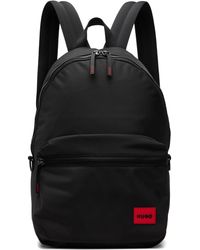 HUGO - Canvas Backpack - Lyst