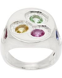 Bleue Burnham - Oval Chloroplast Signet Ring - Lyst