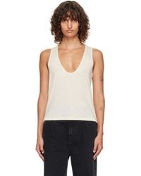 Loulou de Saison - Off- Albia Lds Jersey Tank Top - Lyst