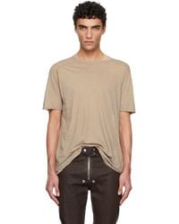 Rick Owens - Taupe Hollywood Level T-Shirt - Lyst