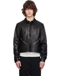 Rick Owens - Temple Tour Alice Leather Overshirt - Lyst