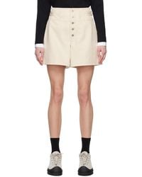 Jil Sander - Off- Pin-buckle Denim Shorts - Lyst