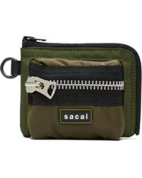 Sacai - Khaki Pocket Fragment Pouch - Lyst
