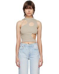 Rombaut - Ssense Exclusive Tan Cell Tank Top - Lyst