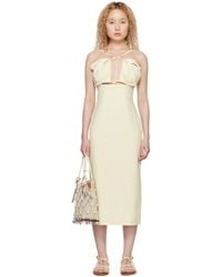 Jacquemus - Off-white Le Raphia 'la Robe Bikini' Midi Dress - Lyst