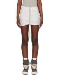 Rick Owens - Off- Temple Buds Shorts - Lyst
