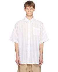 Givenchy - Chemise blanche à rayures - Lyst