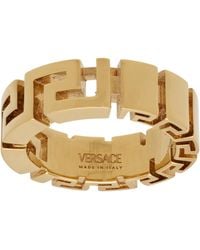 Versace - Greca Ring - Lyst