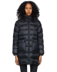 moncler long down coat womens