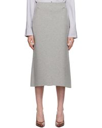 Dries Van Noten - Tailored Neoprene Midi Skirt - Lyst