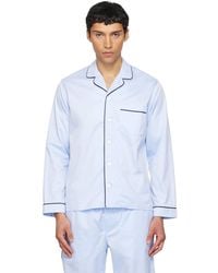 Tekla - Sateen Long-Sleeved Pyjama Shirt - Lyst