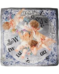 Vivienne Westwood - Spring Cherub Square Scarf - Lyst
