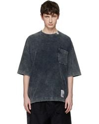 Maison Mihara Yasuhiro - Bleached Thermal T-Shirt - Lyst