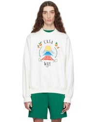 CASABLANCA - Off- 'Casa Way' Mountain Sweatshirt - Lyst