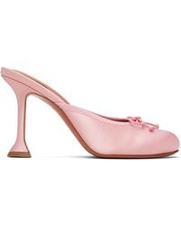 AMINA MUADDI - Lila Slipper 95 Heels - Lyst