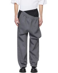Y. Project - Gray Layered Sweatpants - Lyst