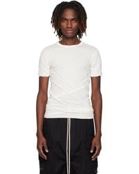 Rick Owens - Off- Temple Double Ss T-shirt - Lyst