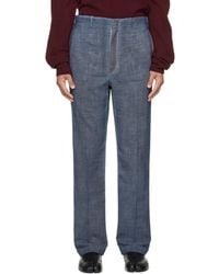 Maison Margiela - Double-dyed Wool Trousers - Lyst