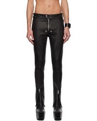 Rick Owens - ブラック Hollywood Tyrone Bela レザーパンツ - Lyst