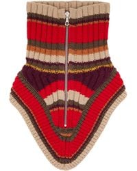 Dries Van Noten - Wool Zip Collar Scarf - Lyst