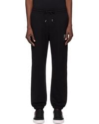 HUGO - Cotton Terry Split Logo Sweatpants - Lyst