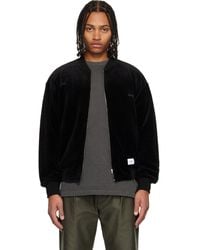 WTAPS - Blouson De Survêtement Athletic Noir - Lyst