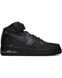 Nike - Black Air Force 1 Mid '07 Sneakers - Lyst