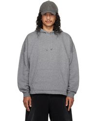 Skims - グレー Fleece Lounge オーバーサイズ フーディ - Lyst
