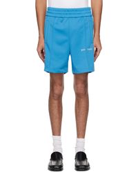 Palm Angels - ブルー Classic Logo トラック ショートパンツ - Lyst