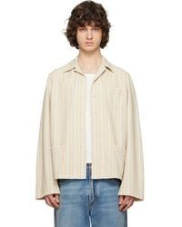 Maison Margiela - Cotton Striped Shirt - Lyst