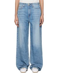 Rag & Bone - 'The Logan' Mid-Rise Wide Leg Jeans - Lyst