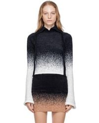 OTTOLINGER - Black & White Gradient Sweater - Lyst