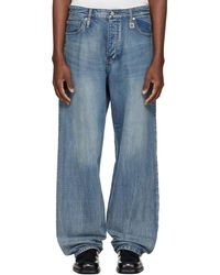 WOOYOUNGMI - Semi-Wide Jeans - Lyst