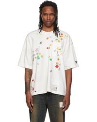 Maison Mihara Yasuhiro - Price Tag Sticker Printed T-Shirt - Lyst