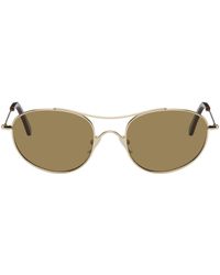 Our Legacy - Gold Zwan Sunglasses - Lyst