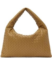 Bottega Veneta - Tan Small Hop Bag - Lyst
