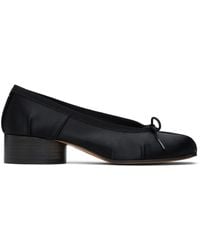 Maison Margiela - Tabi Satin Ballerina Heels - Lyst