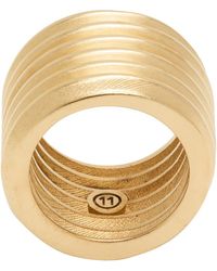 Maison Margiela - Gold Bolt & Nut Ring - Lyst