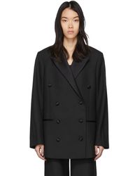 Totême Black Loreo Tuxedo Blazer