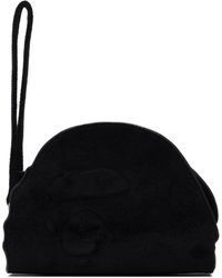 A Bathing Ape - Ape Head Suede Pouch - Lyst