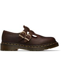 Dr. Martens - 8065 Crazy Horse Leather Mary Jane Loafers - Lyst