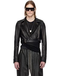 Rick Owens - Hollywood Cropped Luke S Stooges Leather Jacket - Lyst
