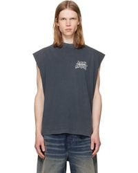 Palm Angels - Palm Leaf Distressed Tank Top - Lyst