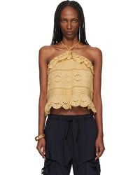 Isabel Marant - Tan Prisha Top - Lyst