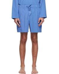 Tekla - Poplin Pyjama Shorts - Lyst