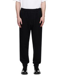 Lownn - Pantalon de survêtement noir à taille élastique - Lyst