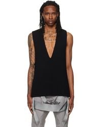 Rick Owens - Tower Knit V Tank Top - Lyst