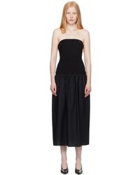 Rag & Bone - Robe Midi Noire - Lyst