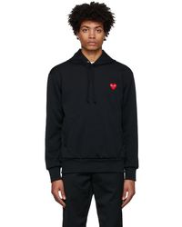 Comme des Garçons Play Zip Up Hoodie - Blue